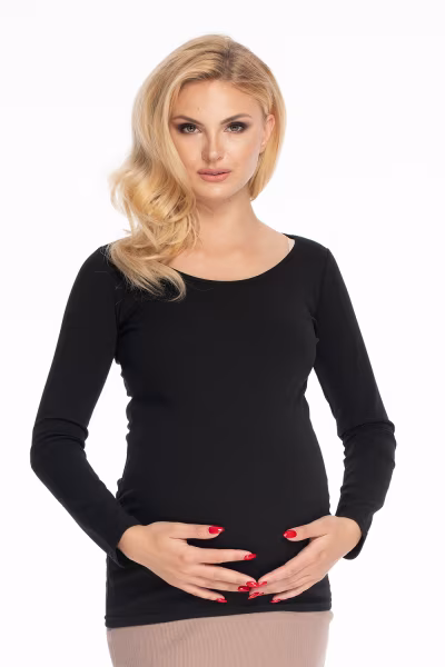 Bluzka Model 1708 Black - PeeKaBoo — zdjęcie 1