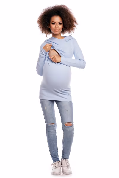 Bluza model 1473 Sky Blue - PeeKaBoo — zdjęcie 2