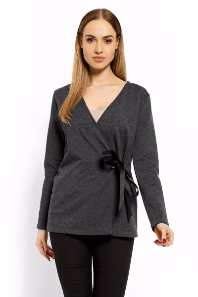 Bluzka Model 1626 Grafit - PeeKaBoo — zdjęcie 1
