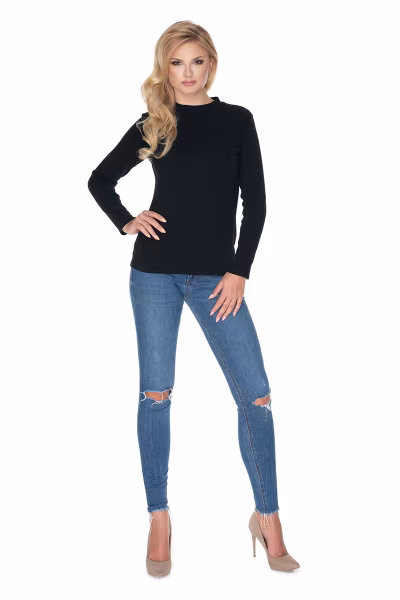 Bluzka Model 0166 Black - PeeKaBoo — zdjęcie 2