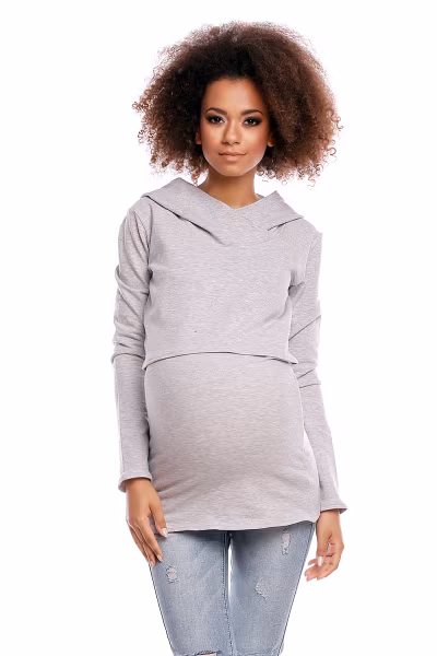 Bluza model 1473 Light Gray - PeeKaBoo — zdjęcie 1