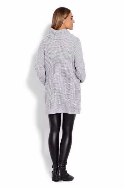 Golf Ciążowy Model 70012C Grey - PeeKaBoo — zdjęcie 3