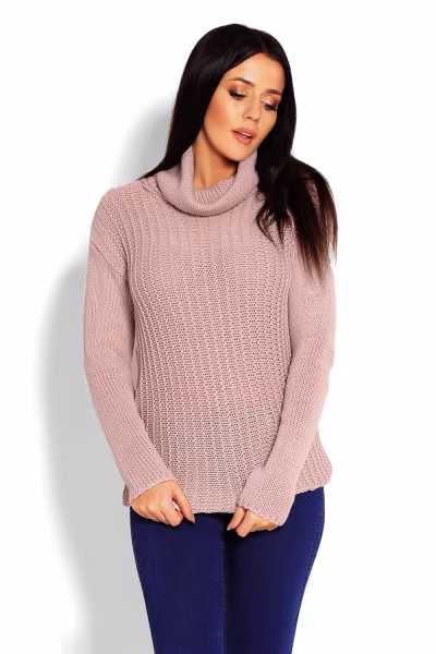Golf Damski Model 70014 Latte - PeeKaBoo — zdjęcie 1
