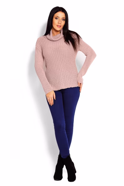Golf Damski Model 70014 Latte - PeeKaBoo — zdjęcie 2