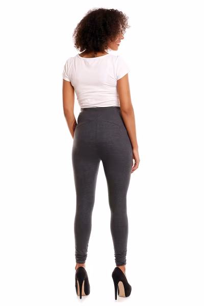 Legginsy Ciążowe Model 1469B Grafit - PeeKaBoo — zdjęcie 3
