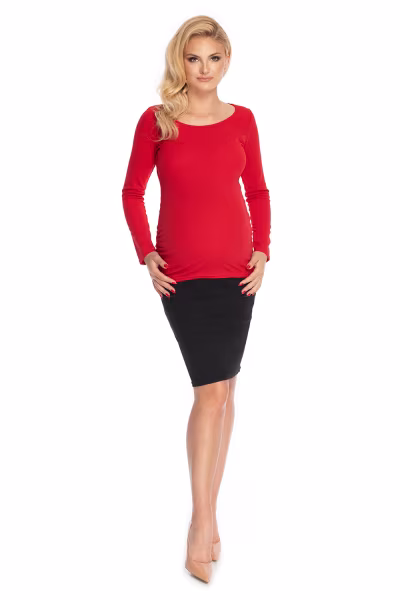Bluzka Model 1708 Red - PeeKaBoo — zdjęcie 2