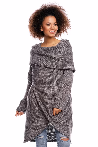 Sweter model 30051 Dark Gray - PeeKaBoo — zdjęcie 1