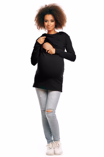 Bluza model 1473 Black - PeeKaBoo — zdjęcie 2