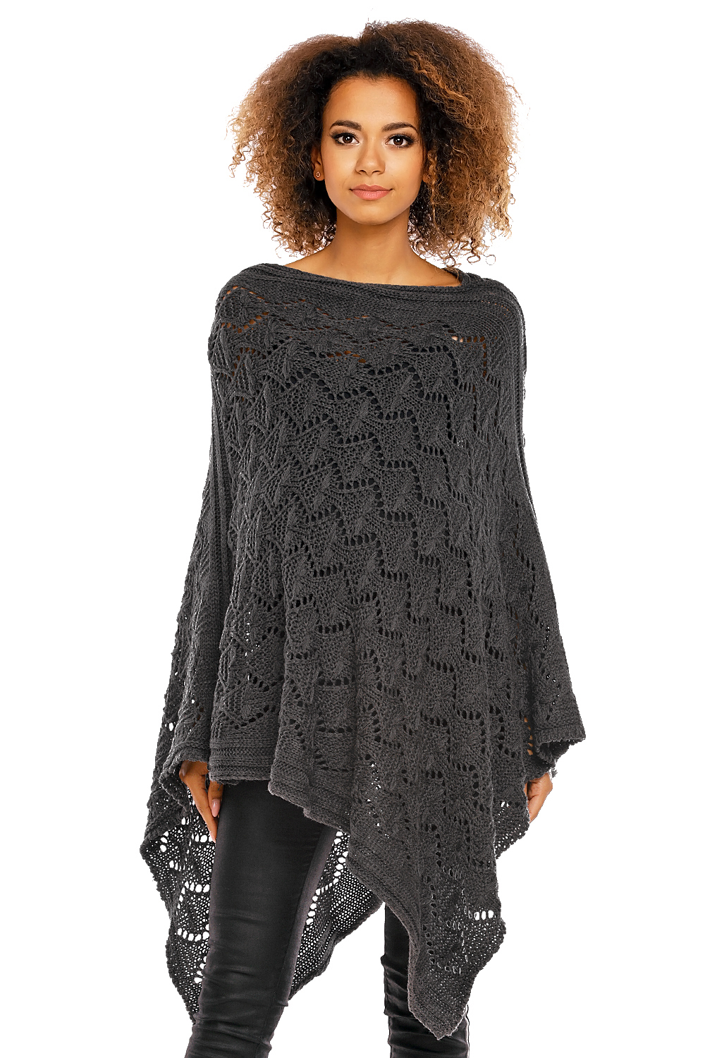 Poncho model 30012C Graphit - PeeKaBoo