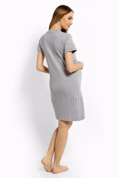 Koszula Nocna Model 1625C Grey - PeeKaBoo — zdjęcie 3