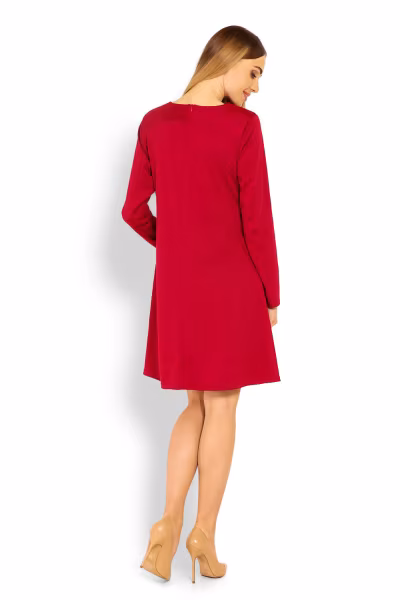 Sukienka Ciążowa Model 1359C Red - PeeKaBoo — zdjęcie 3