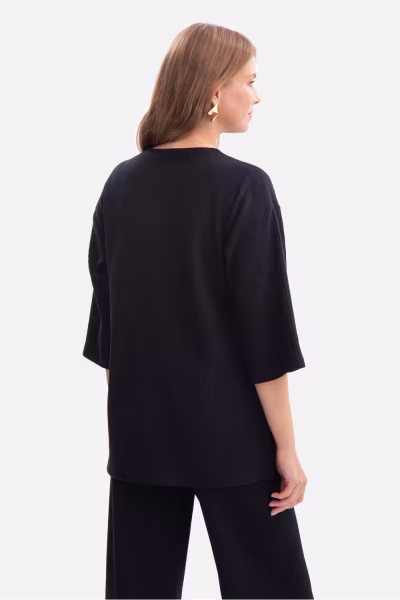 Bluzka Model B301 Black - BeWear — zdjęcie 3