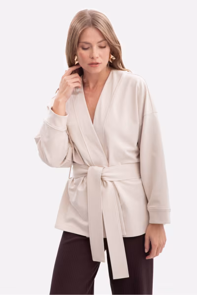 Narzutka Model B297 Piasek - BeWear — zdjęcie 1