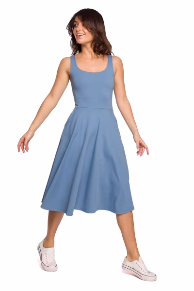 Sukienka Model B218 Blue - BeWear — zdjęcie 1