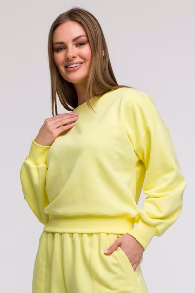 Bluza Damska Model B293 Cytryna - BeWear — zdjęcie 1