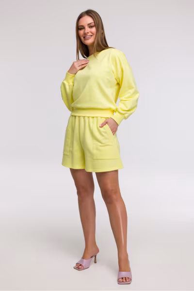 Bluza Damska Model B293 Cytryna - BeWear — zdjęcie 2