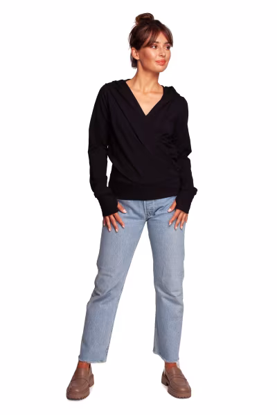 Bluza Damska Model B246 Black - BeWear — zdjęcie 2