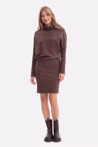 Sukienka Model B309 Brown - BeWear — zdjęcie 2