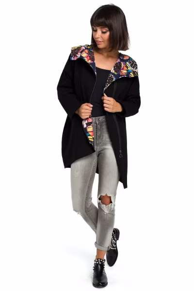 Bluza Damska Model B091 Black - BeWear — zdjęcie 2