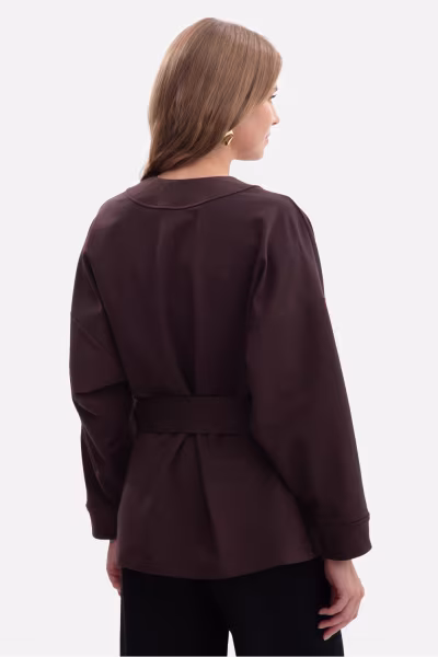 Narzutka Model B297 Gorzka Czekolada - BeWear — zdjęcie 3
