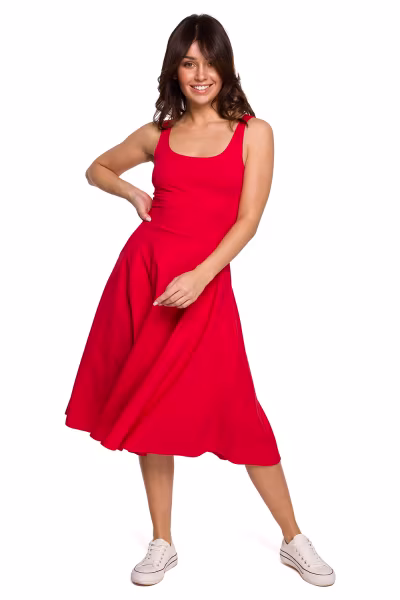 Sukienka Model B218 Red - BeWear — zdjęcie 1