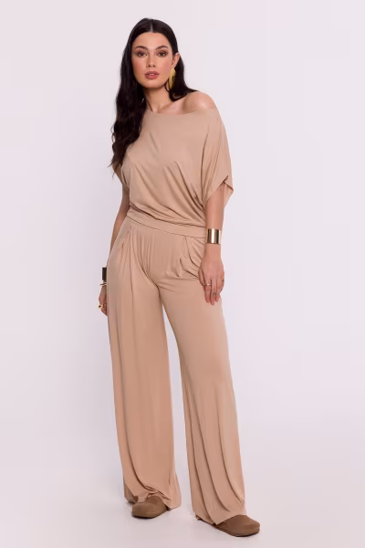 Bluzka Model B287 Cappuccino - BeWear — zdjęcie 2