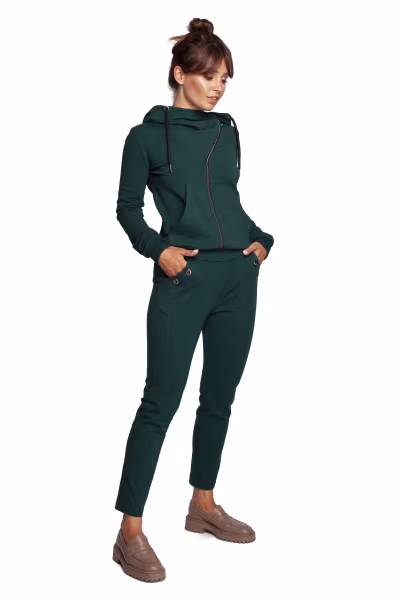 Spodnie Damskie Model B243 Dark Green - BeWear — zdjęcie 1