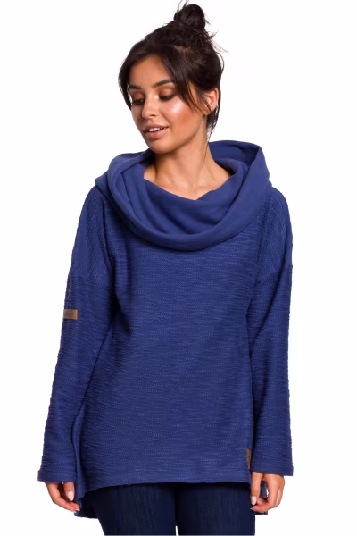 Bluza Damska Model B131 Indygo - BeWear — zdjęcie 1