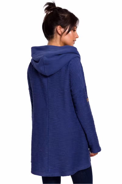 Bluza Damska Model B131 Indygo - BeWear — zdjęcie 3