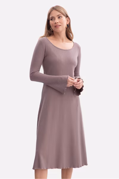 Sukienka Model B308 Cacao - BeWear — zdjęcie 1