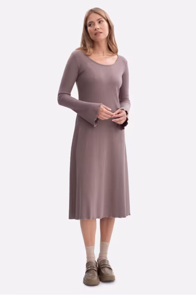 Sukienka Model B308 Cacao - BeWear — zdjęcie 2