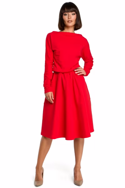 Sukienka Model B087 Red - BeWear — zdjęcie 1