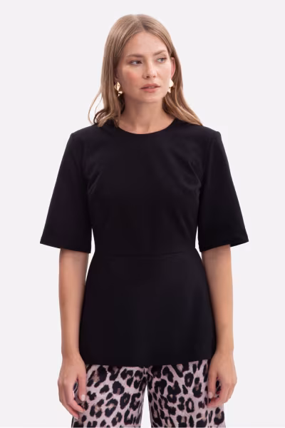 Bluzka Model B305 Black - BeWear — zdjęcie 1