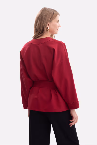 Narzutka Model B297 Bordo - BeWear — zdjęcie 3