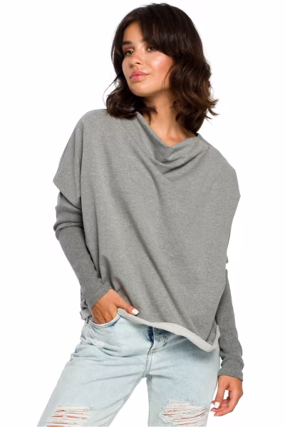 Bluza Damska Model B094 Grey - BeWear — zdjęcie 1