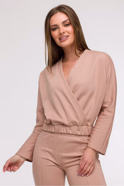 Bluza Damska Model B292 Mocca - BeWear — zdjęcie 1
