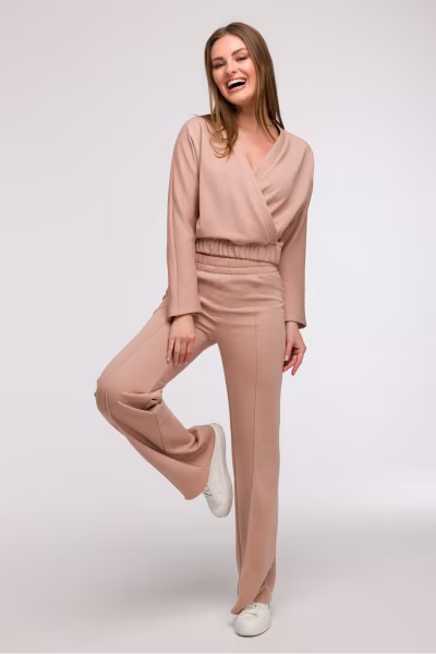 Bluza Damska Model B292 Mocca - BeWear — zdjęcie 2