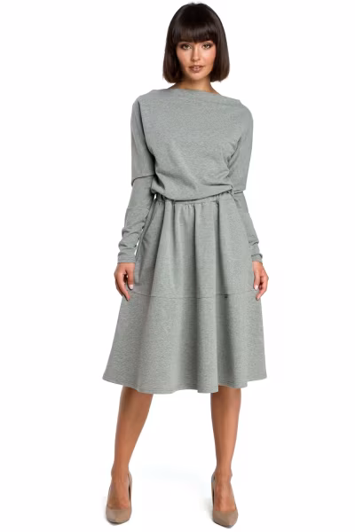 Sukienka Model B087 Grey - BeWear — zdjęcie 1
