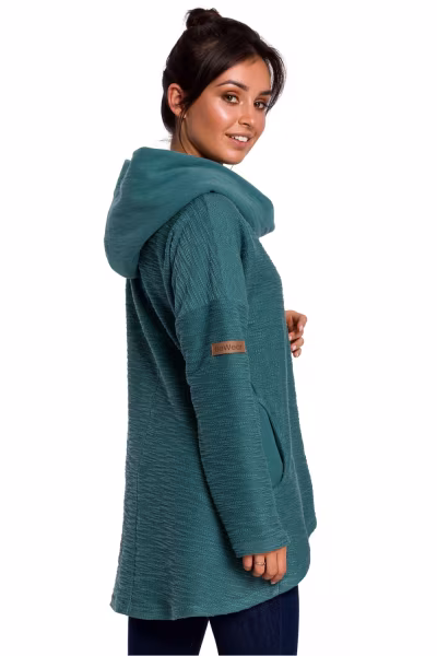 Bluza Damska Model B131 Turkus - BeWear — zdjęcie 3