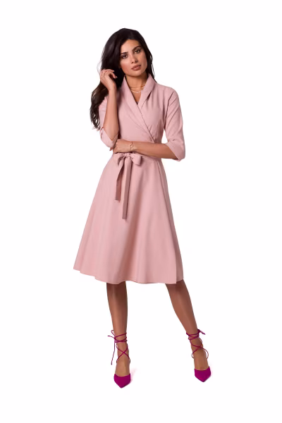 Sukienka Model B255 Pink - BeWear — zdjęcie 1