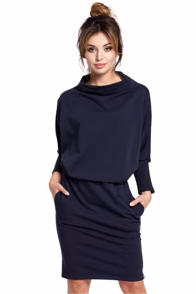 Sukienka Model B032 Navy - BeWear — zdjęcie 1