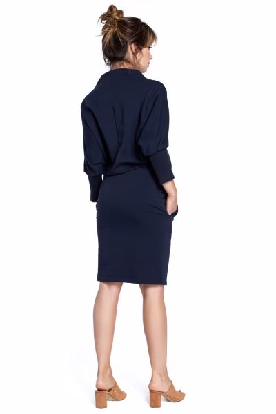 Sukienka Model B032 Navy - BeWear — zdjęcie 3