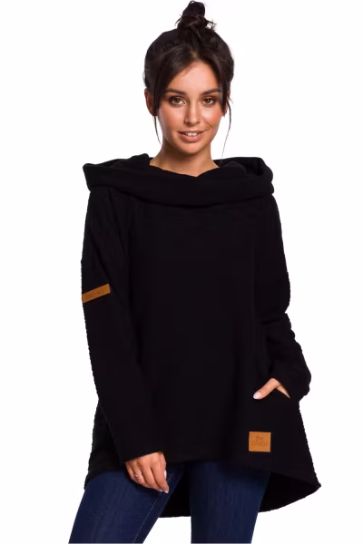 Bluza Damska Model B131 Black - BeWear — zdjęcie 1
