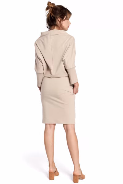 Sukienka Model B032 Beige - BeWear — zdjęcie 3