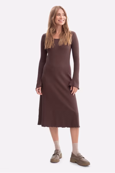 Sukienka Model B308 Brown - BeWear — zdjęcie 1