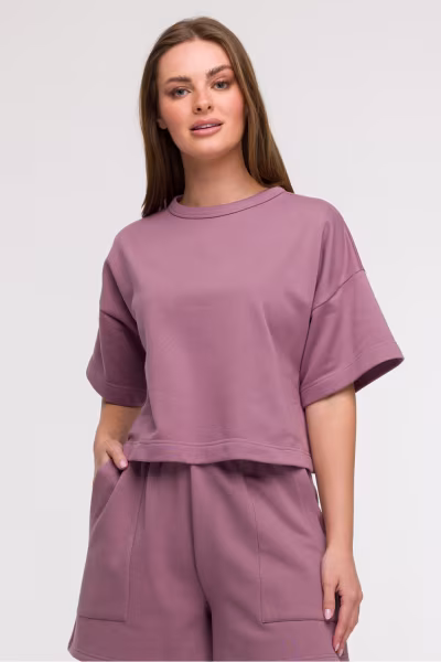 Bluza Damska Model B294 Wrzos - BeWear — zdjęcie 1