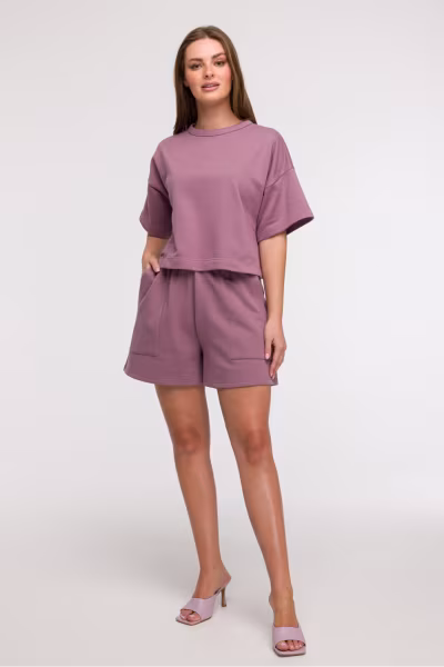 Bluza Damska Model B294 Wrzos - BeWear — zdjęcie 2