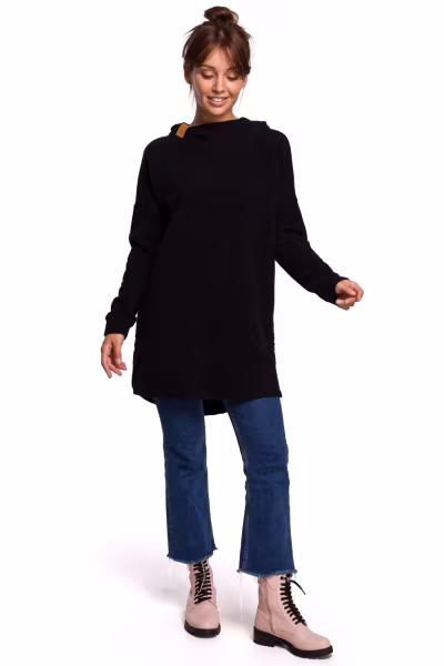 Bluza Damska Model B176 Black - BeWear — zdjęcie 2