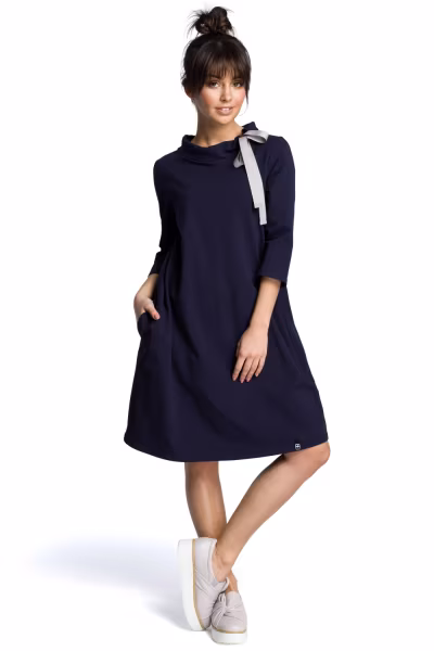 Sukienka Model B070 Navy - BeWear — zdjęcie 1