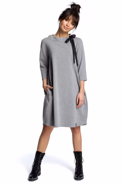 Sukienka Model B070 Grey - BeWear — zdjęcie 1